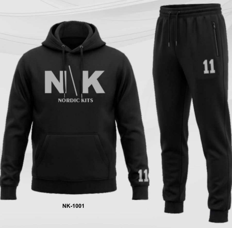 Custom fleece tracksuit with hoodie and joggers